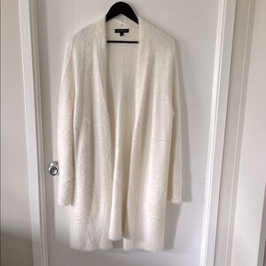 Banana Republic Women's Long Cardigan Sweater White